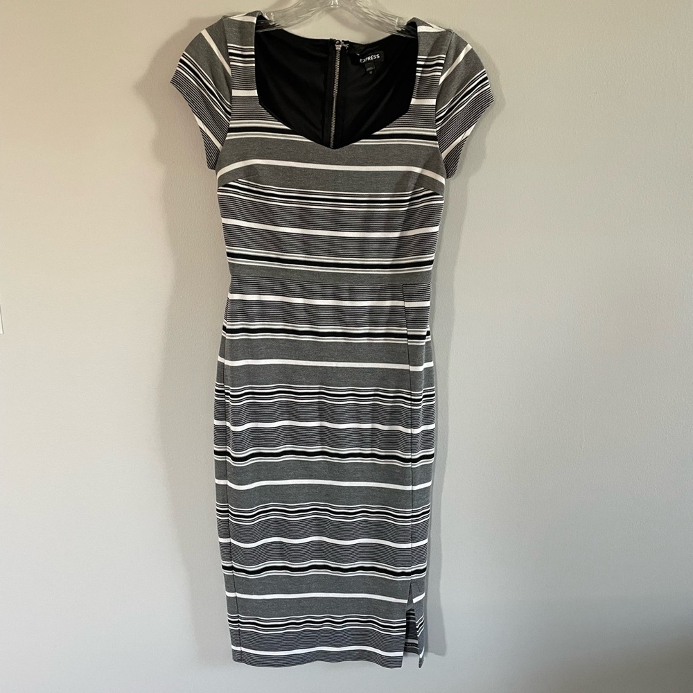 Express Bodycon Cap Sleeve Dress, Size XS